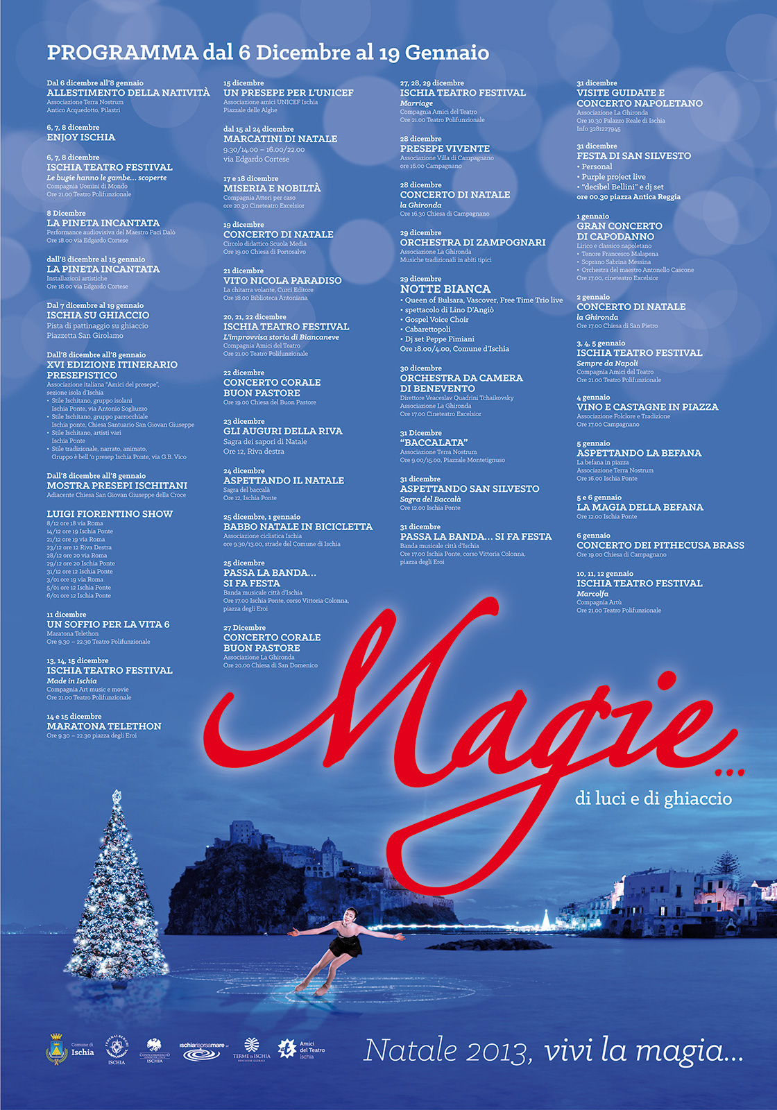 Programma di Natale 2013 del Comune di Ischia, eventi